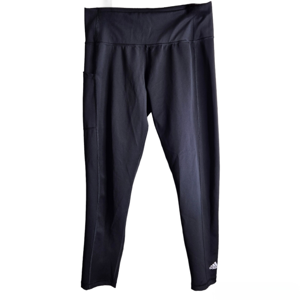 Adidas black 7/8 leggings Size Large